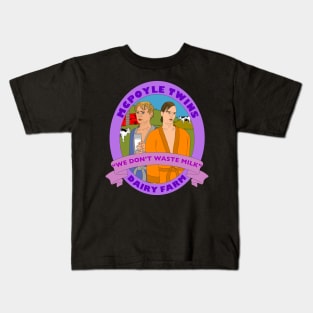 McPoyle Twins Dairy Farm Kids T-Shirt